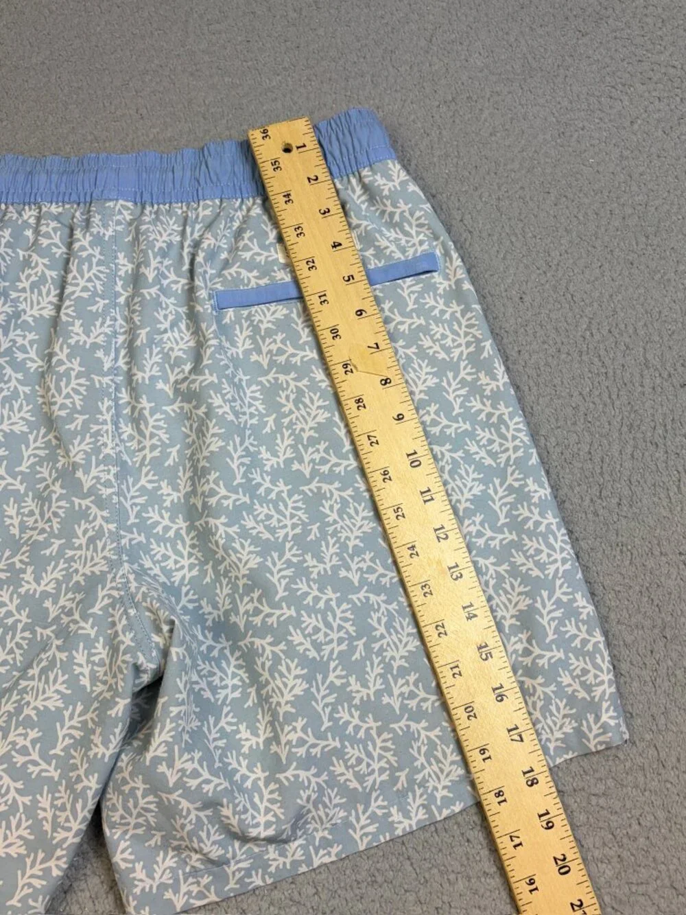Fair Harbor Swim Shorts Trunks Mens XL Blue Drawstring Lined Beach Pool Surf